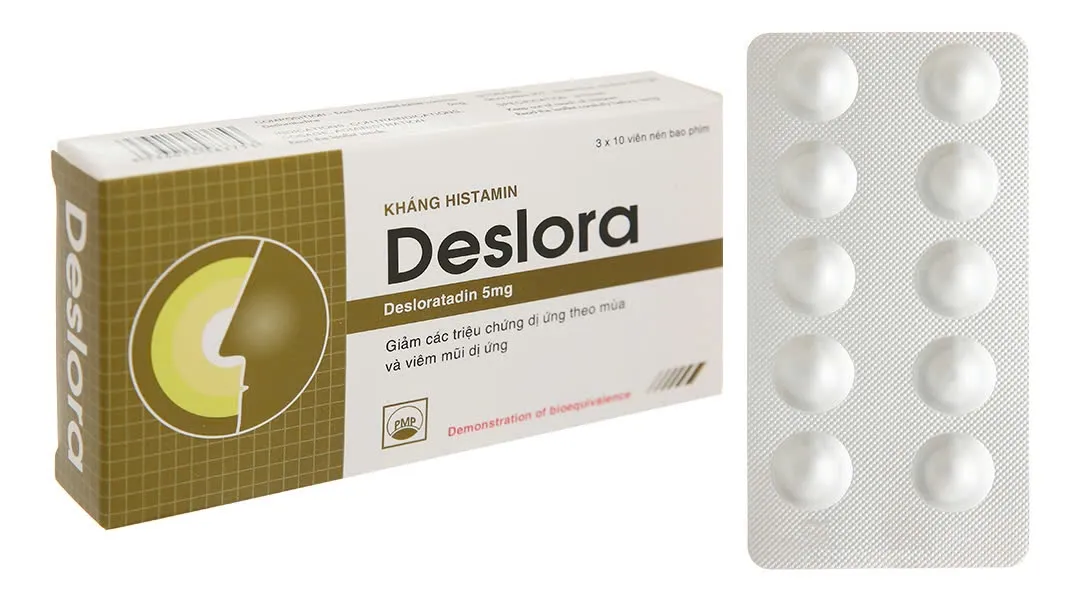 Deslora 5mg Pyme (H/30v) – Giảm dị ứng tối ưu, không buồn ngủ